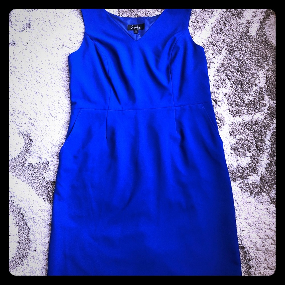 Royal Blue Sleeveless Dress
